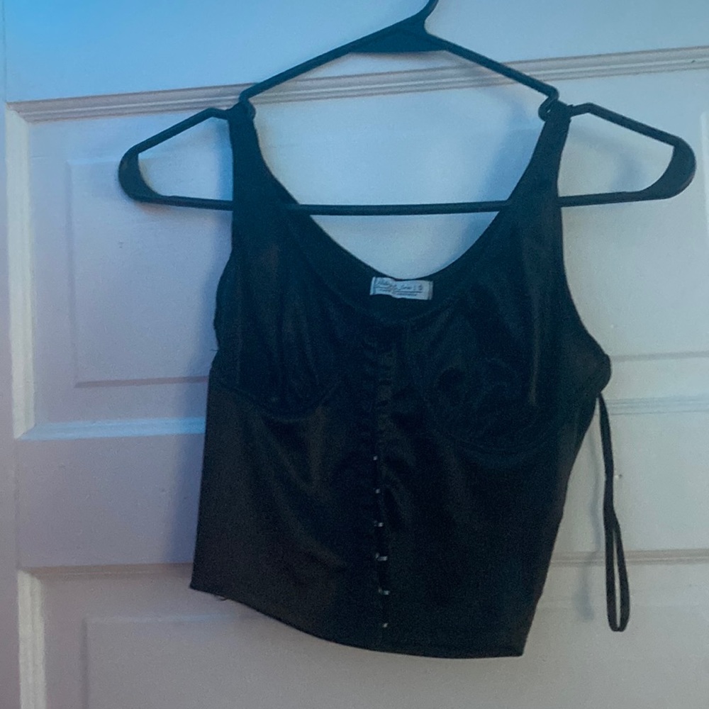Shein Black Corset Top